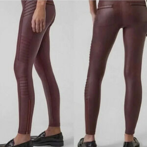 Athleta Burgundy Leggings